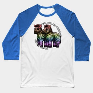 Think Rainbows Baseball T-Shirt